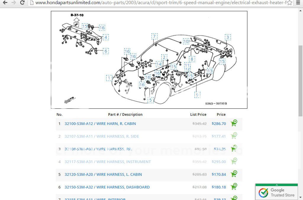 wiring harness - AcuraZine - Acura Enthusiast Community